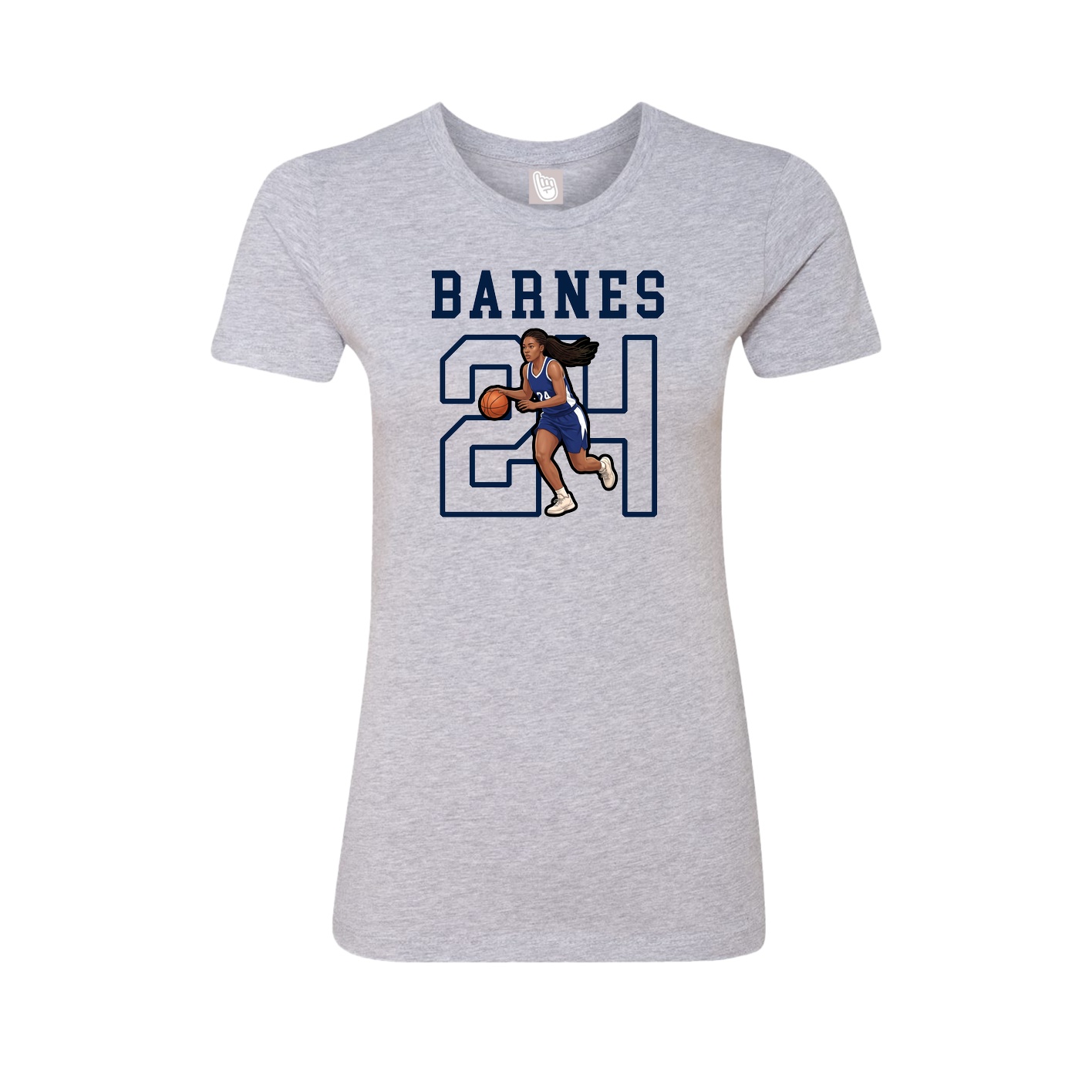 Fitted Women's Tee — Shirsey in Grey