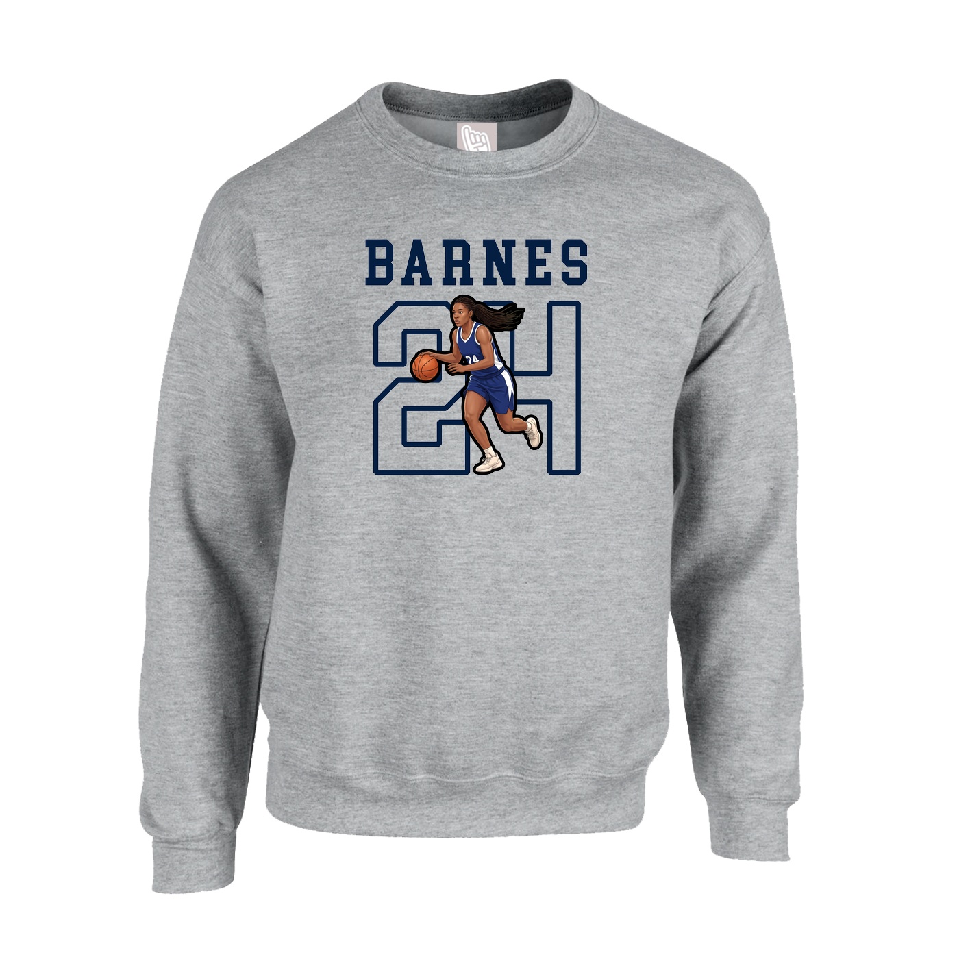 Fleece Crew — Shirsey in Grey