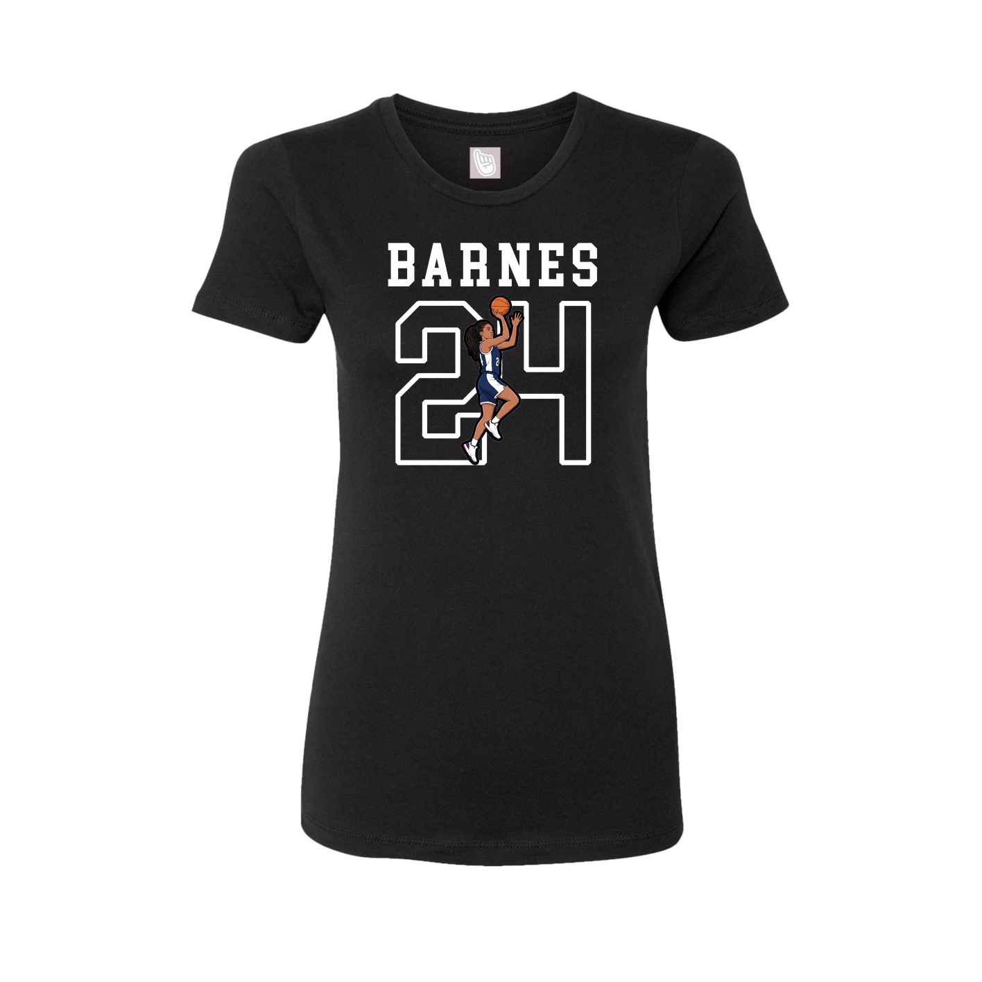 Fitted Women's Tee — Shirsey in Black