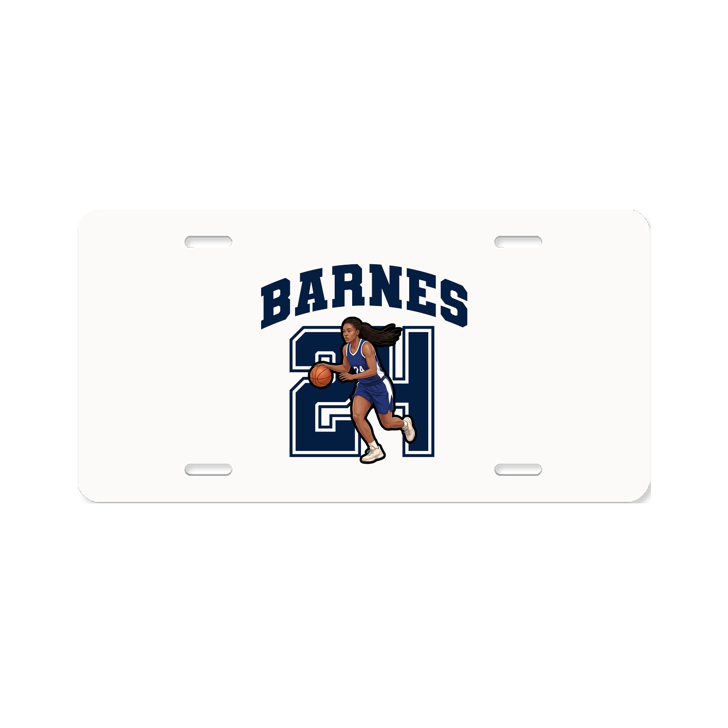 License Plate — Number in Classic
