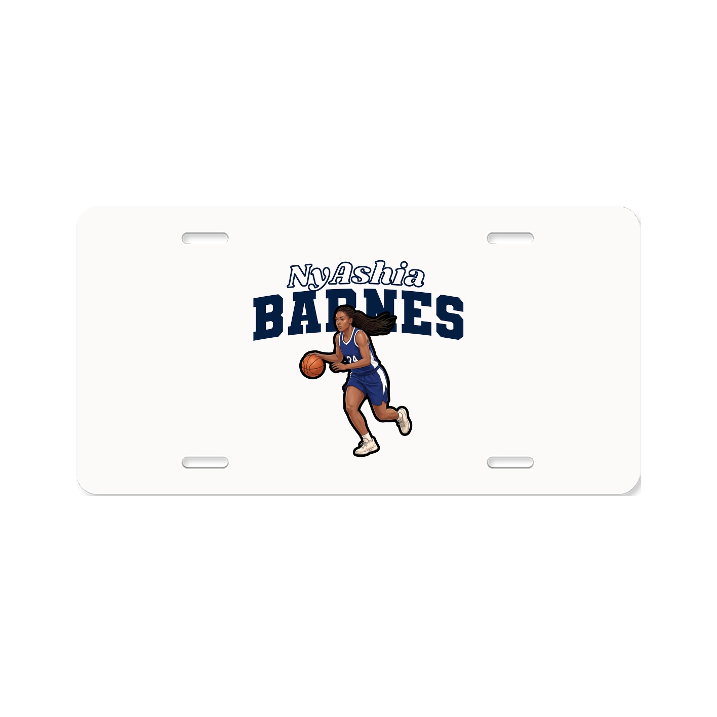 License Plate — Name Arch in Classic