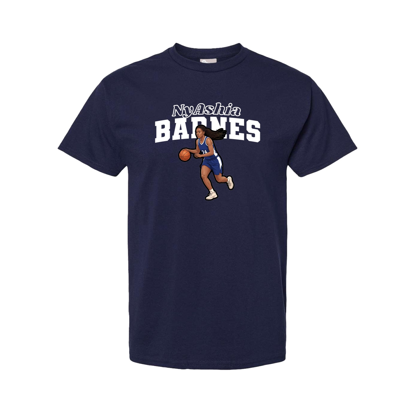 Tee — Name Arch in Navy