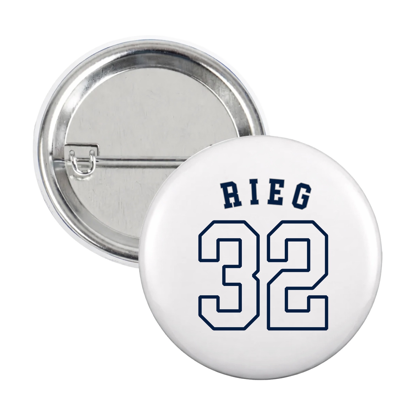 Game Day Button — Shirsey Arch in White