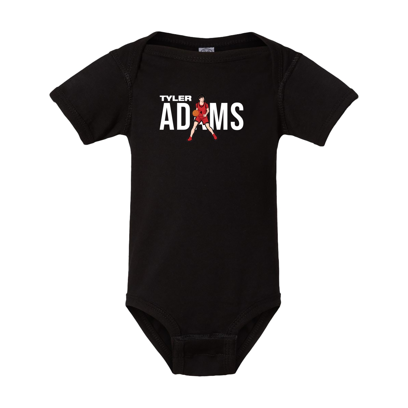 Baby Onesie — Player Name in Black