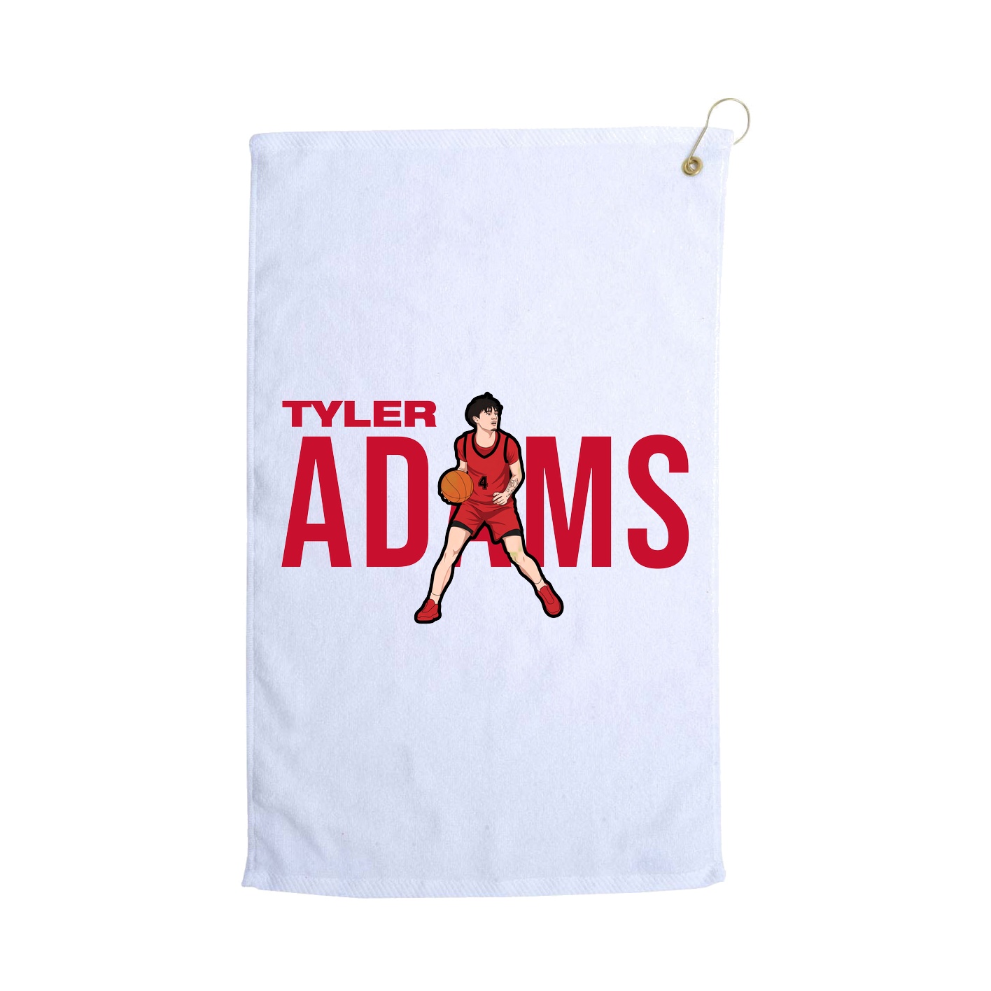 Golf Towel — Player Name in White