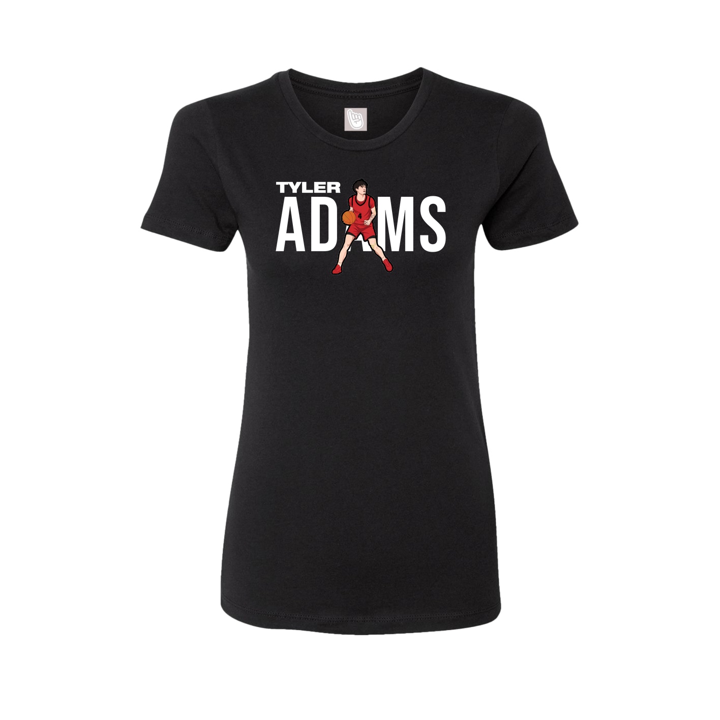 Womens Tee — Player Name in Black
