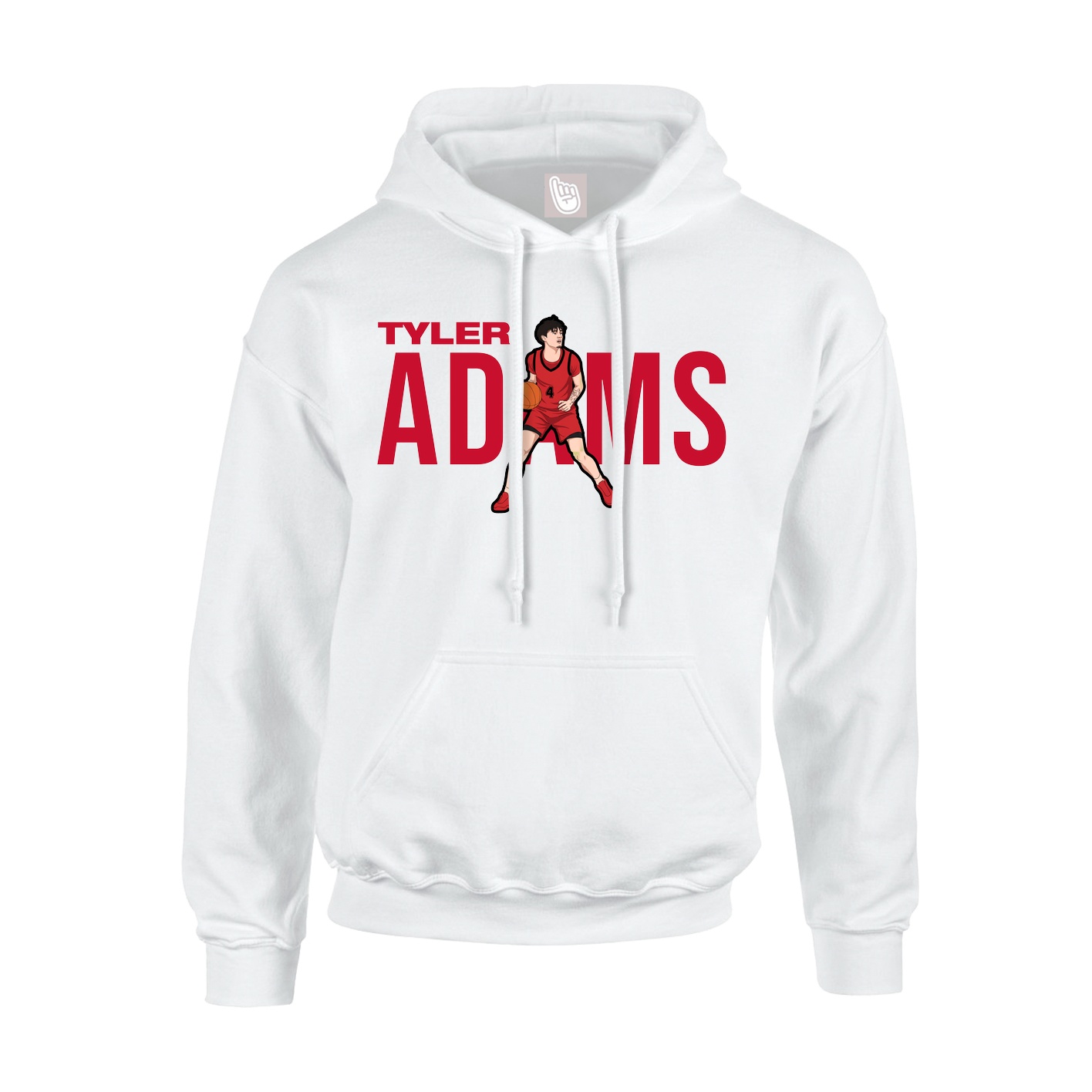 Youth Hoodie — Player Name in White
