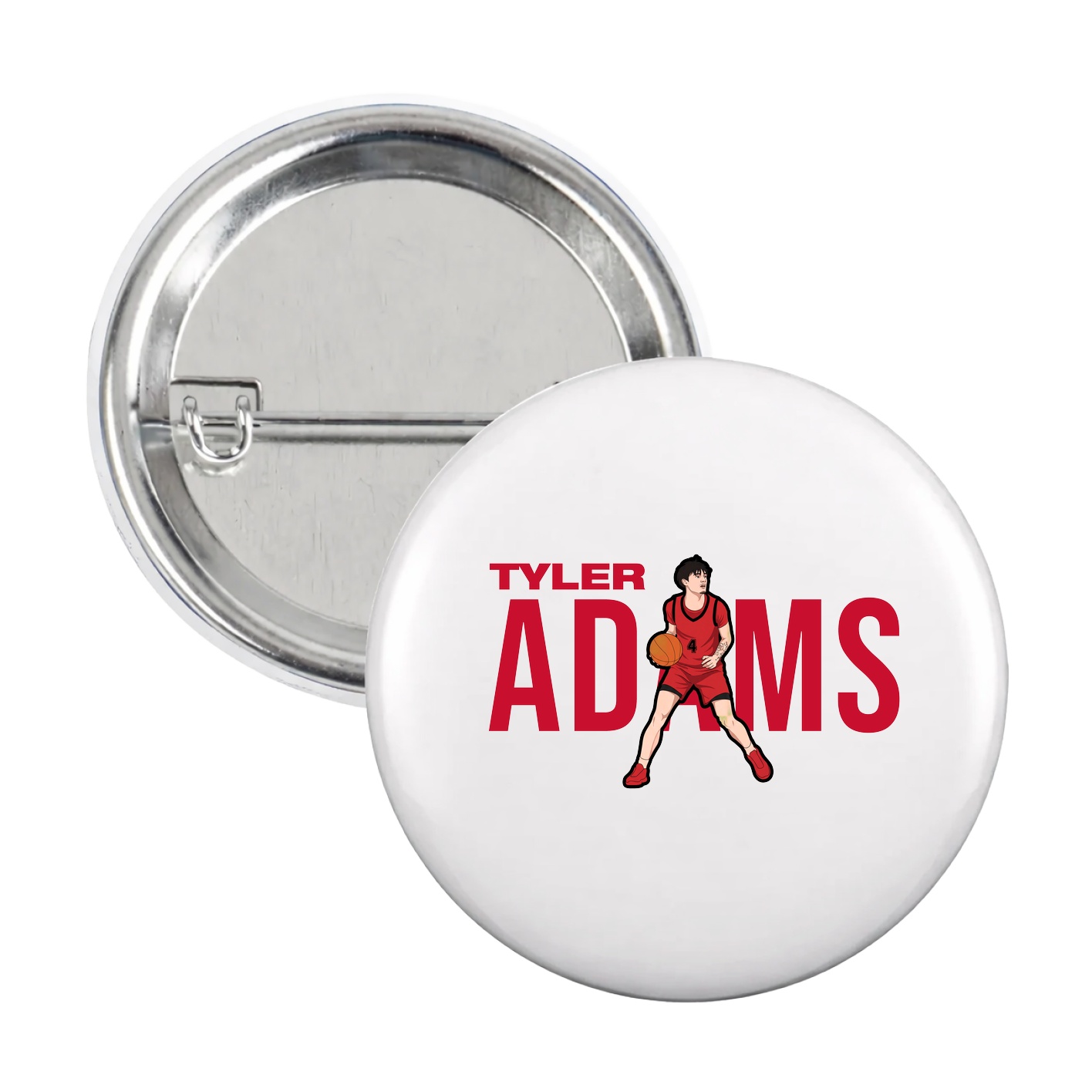 Game Day Button — Player Name in White