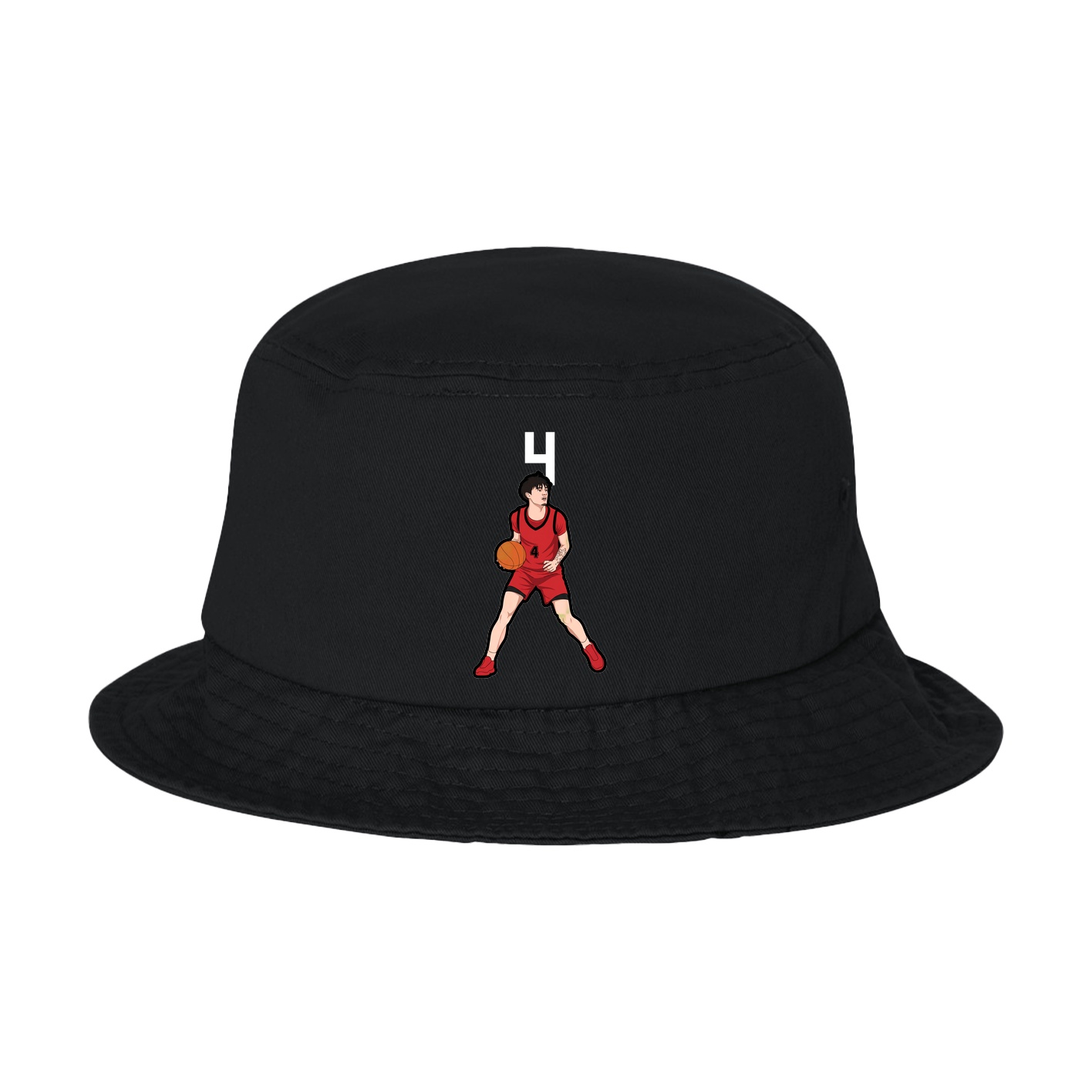 Bucket Cap — Number Top in Black
