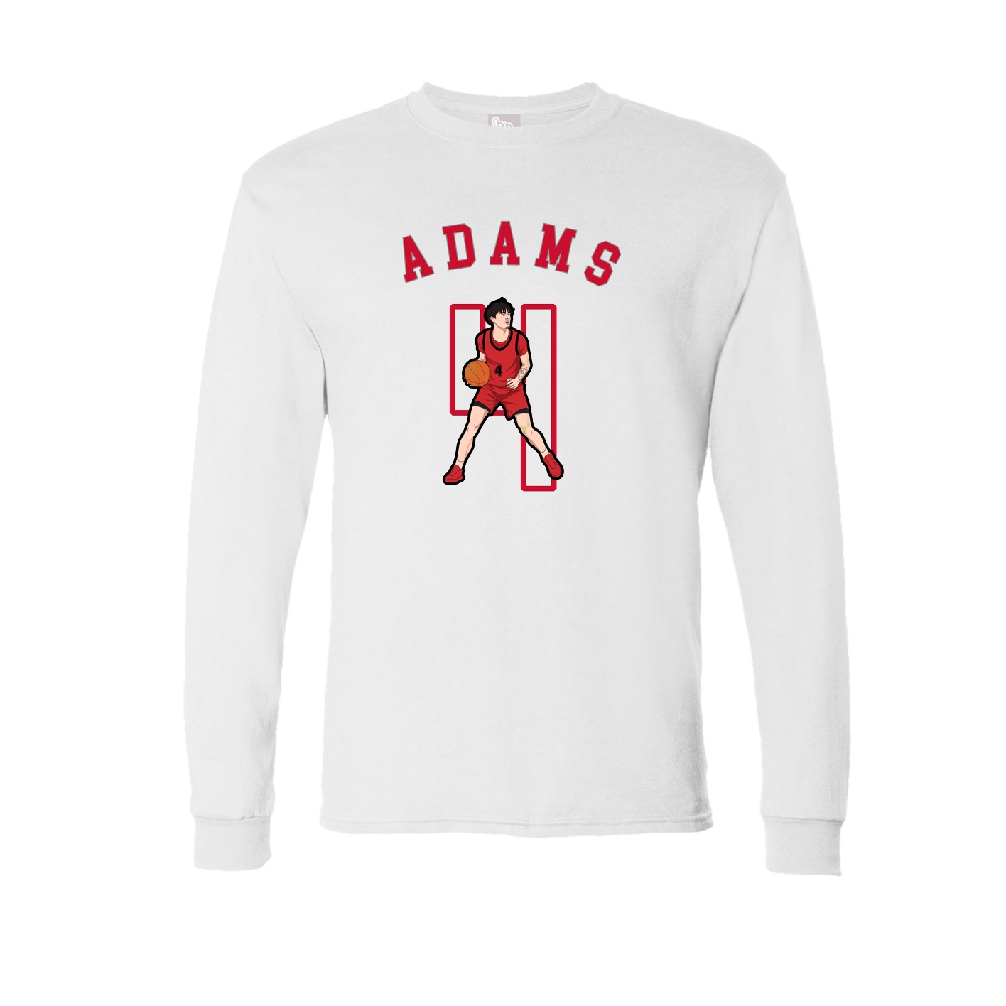 Long Sleeve Tee — Shirsey Arch in White