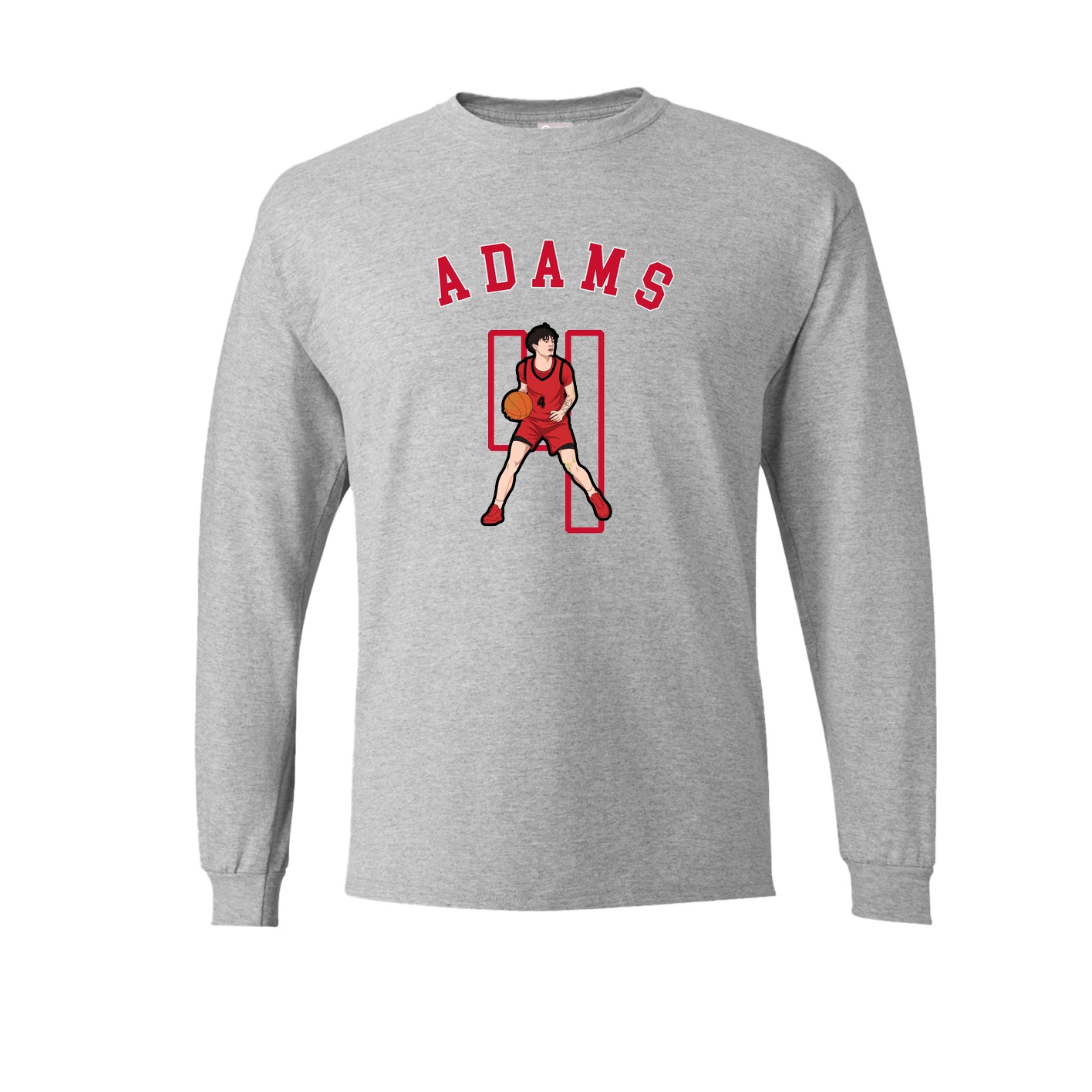 Long Sleeve Tee — Shirsey Arch in Grey