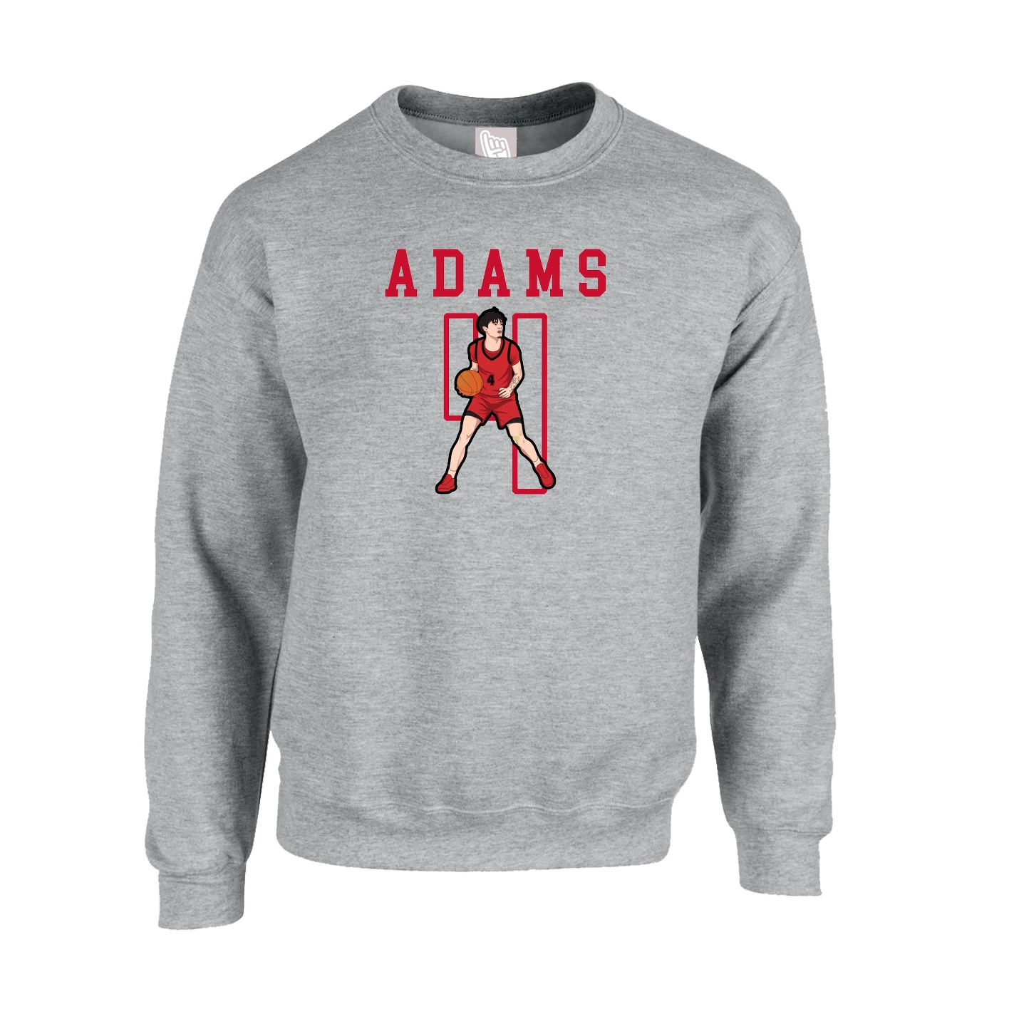 Fleece Crew — Shirsey in Grey