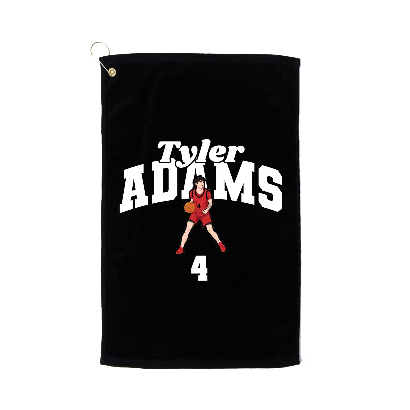 Golf Towel — Signature Arch in Black