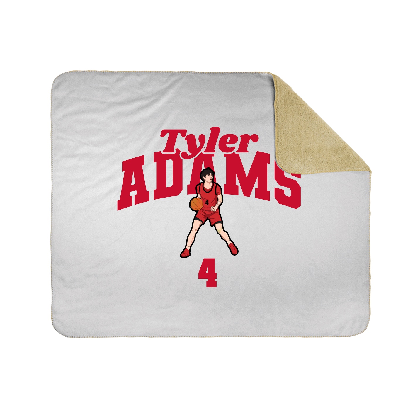 Throw Blanket — Signature Arch in White