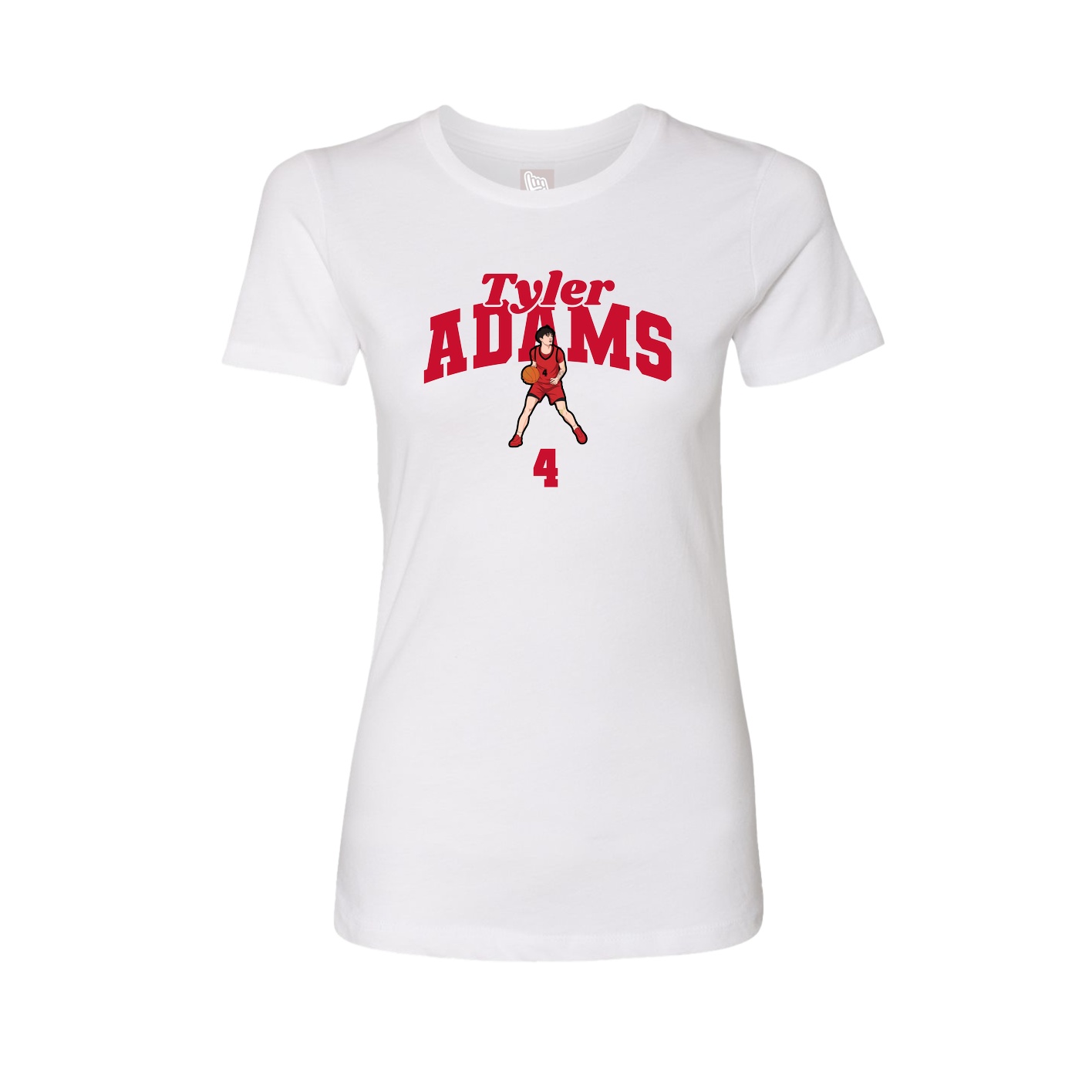 Womens Tee — Signature Arch in White