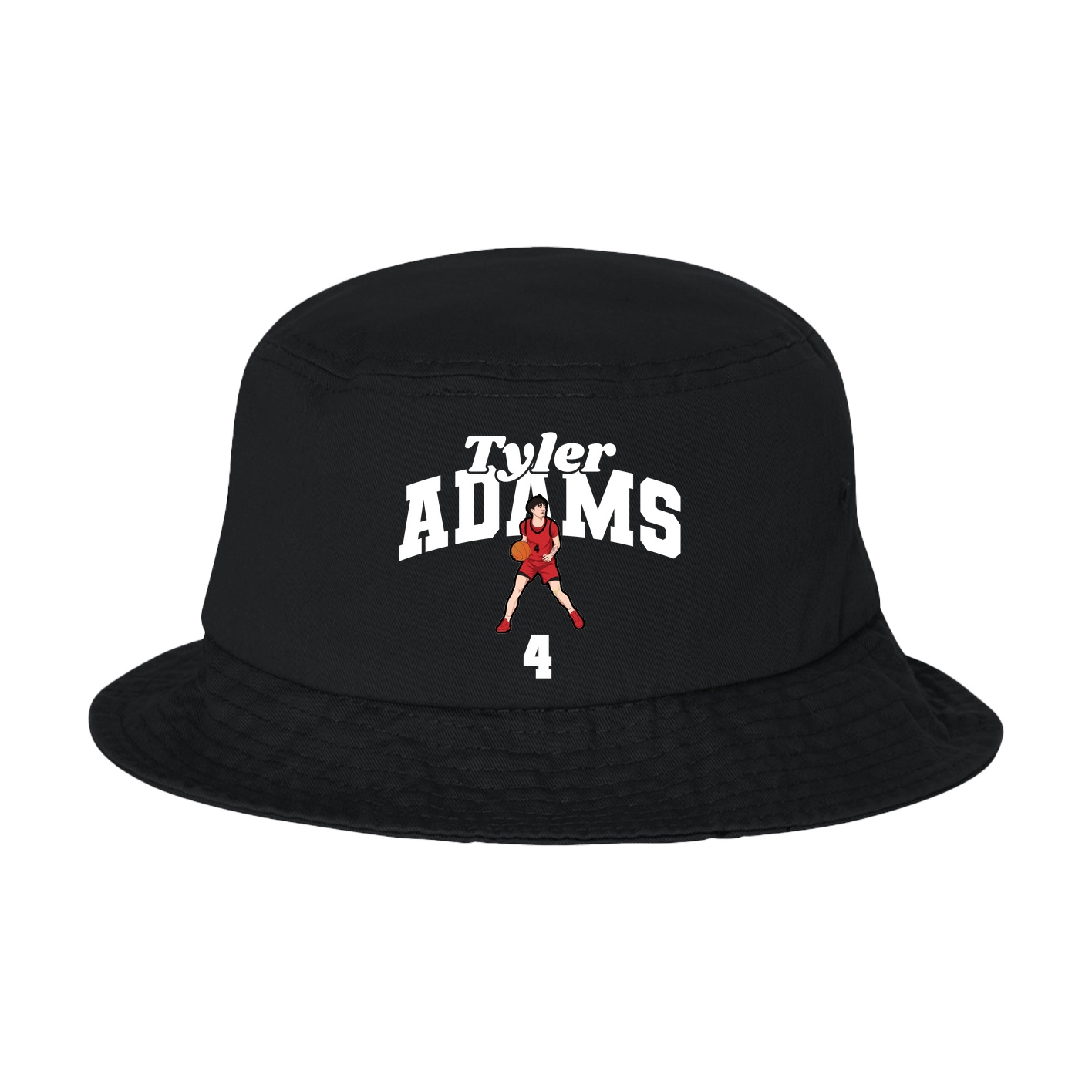Bucket Cap — Signature Arch in Black