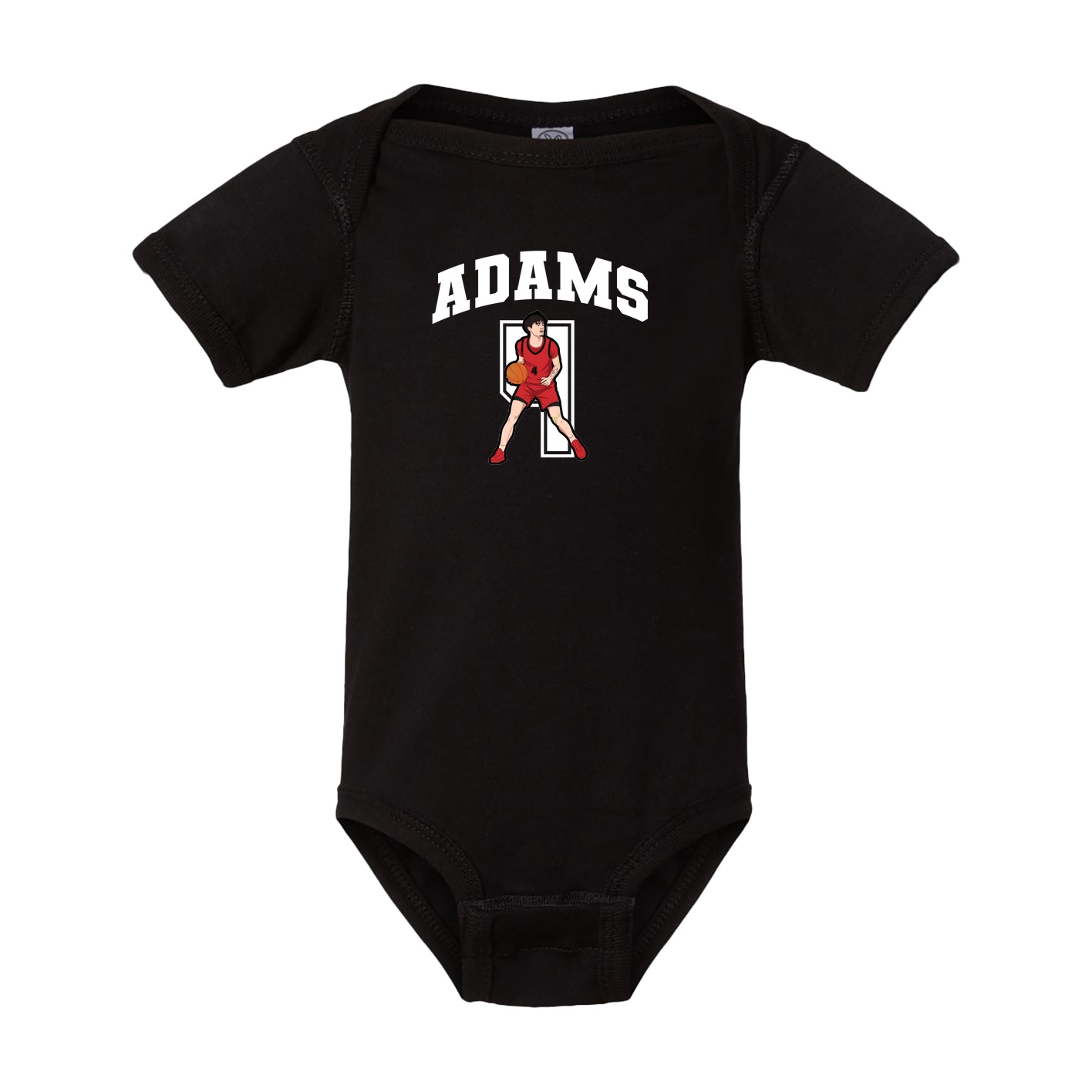 Baby Onesie — Number in Black