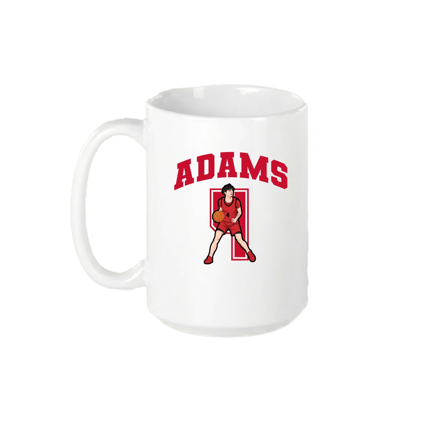15oz Coffee Mug — Number in White