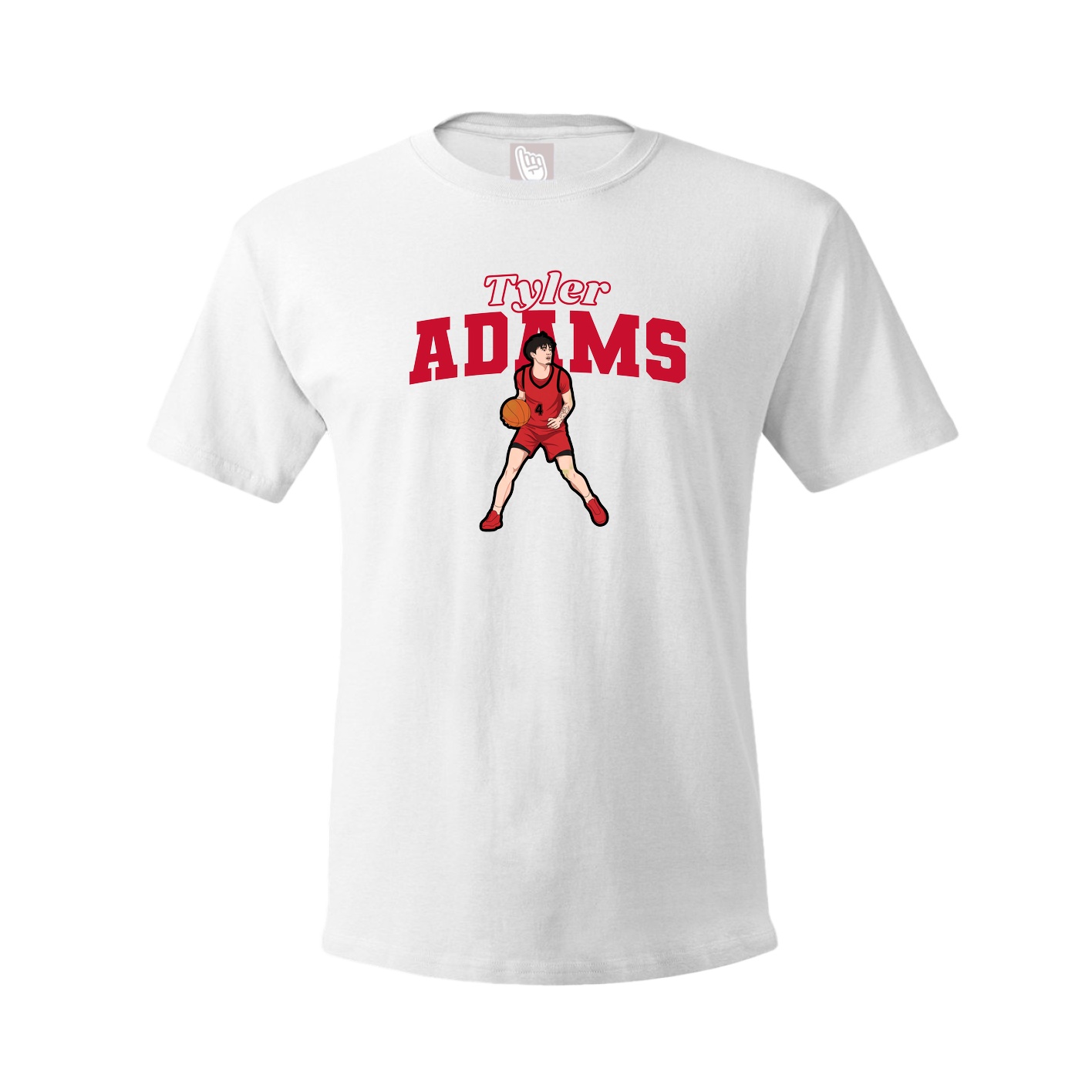 Tee — Name Arch in White
