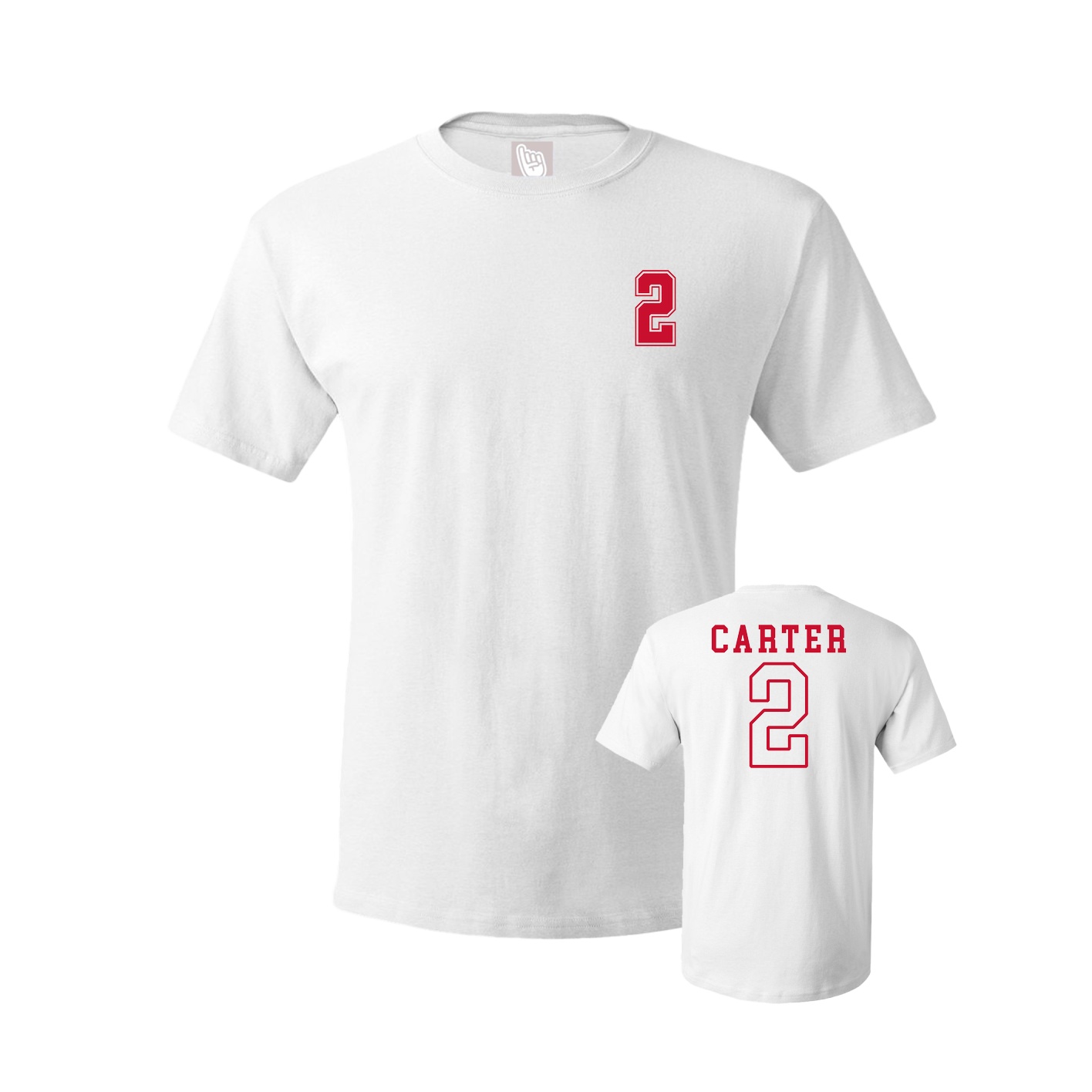 Tee — Chest Back in White