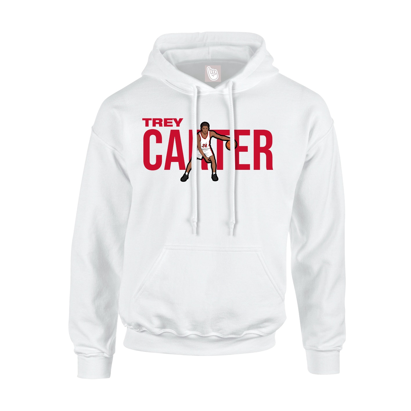 Hoodie — Player Name in White
