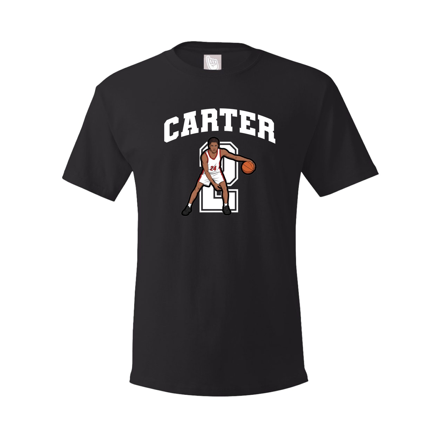 Youth Tee — Number in Black