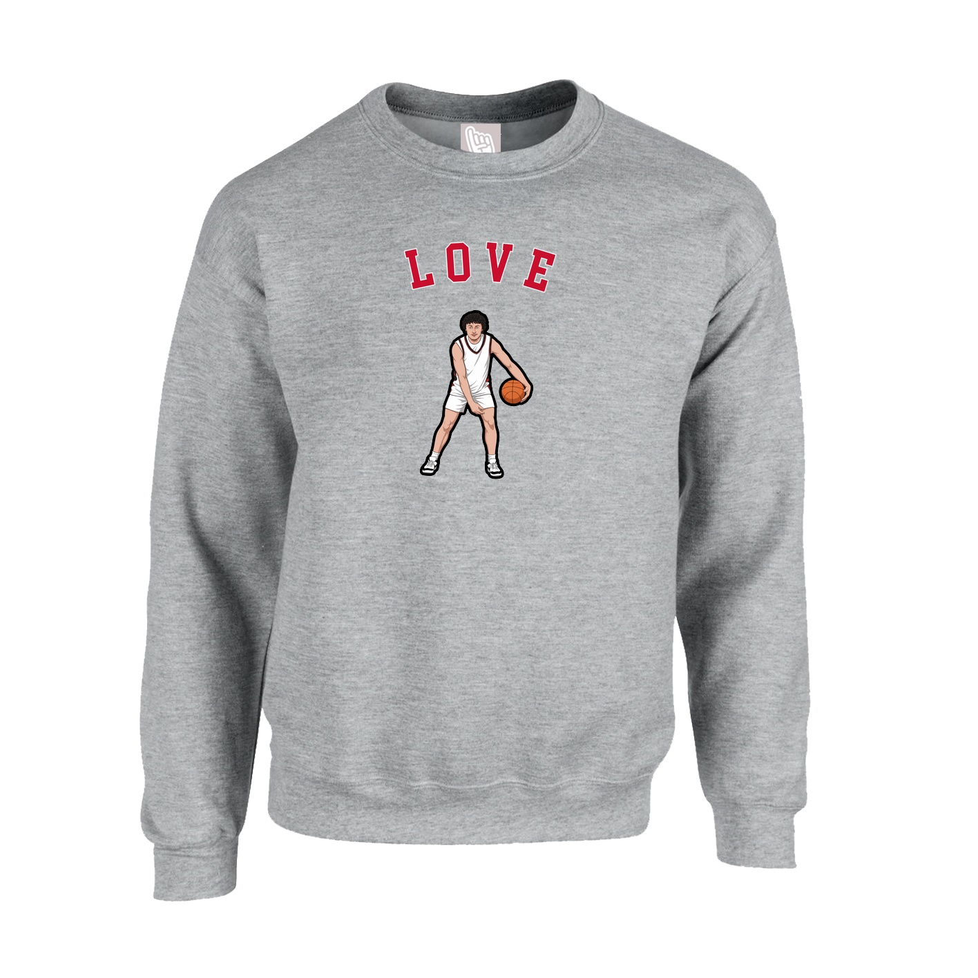 Fleece Crew — Shirsey Arch in Grey
