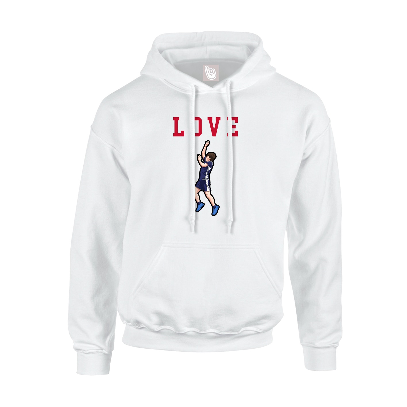 Hoodie — Shirsey in White