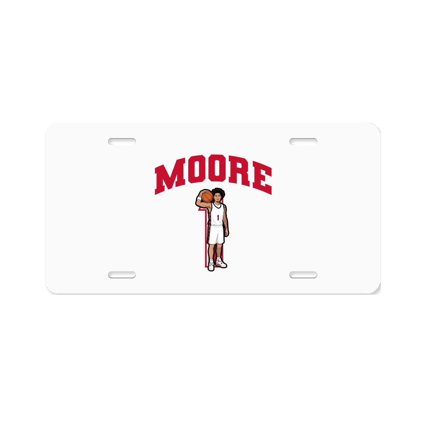 License Plate — Number in Classic