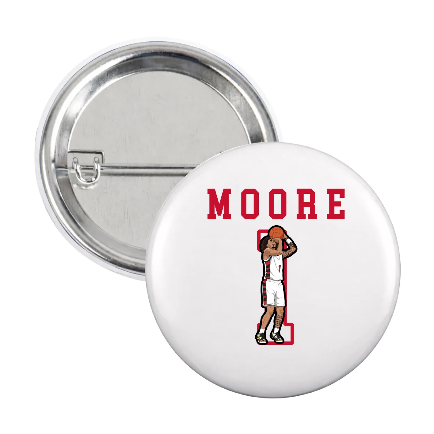 Game Day Button — Shirsey in White