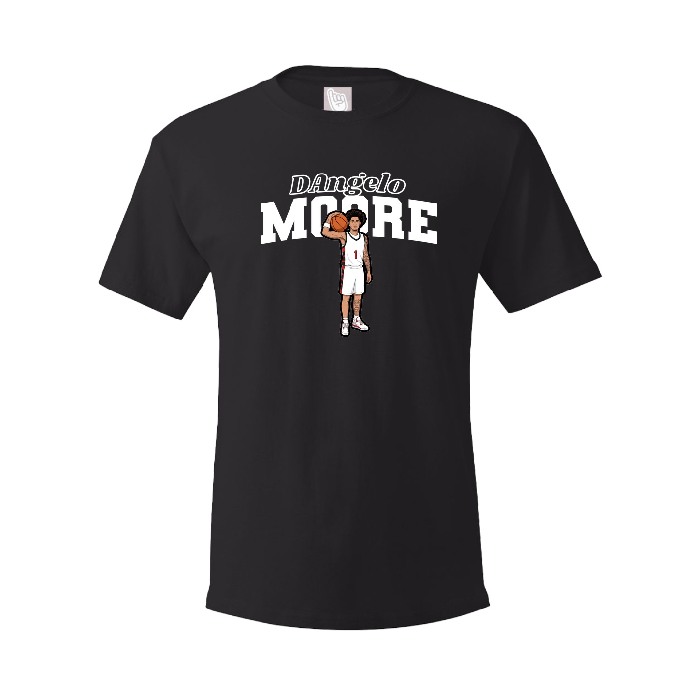 Youth Tee — Name Arch in Black