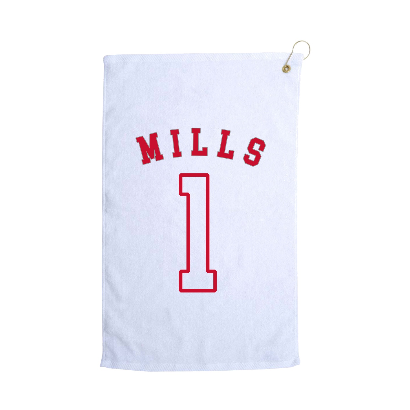 Golf Towel — Shirsey Arch in White