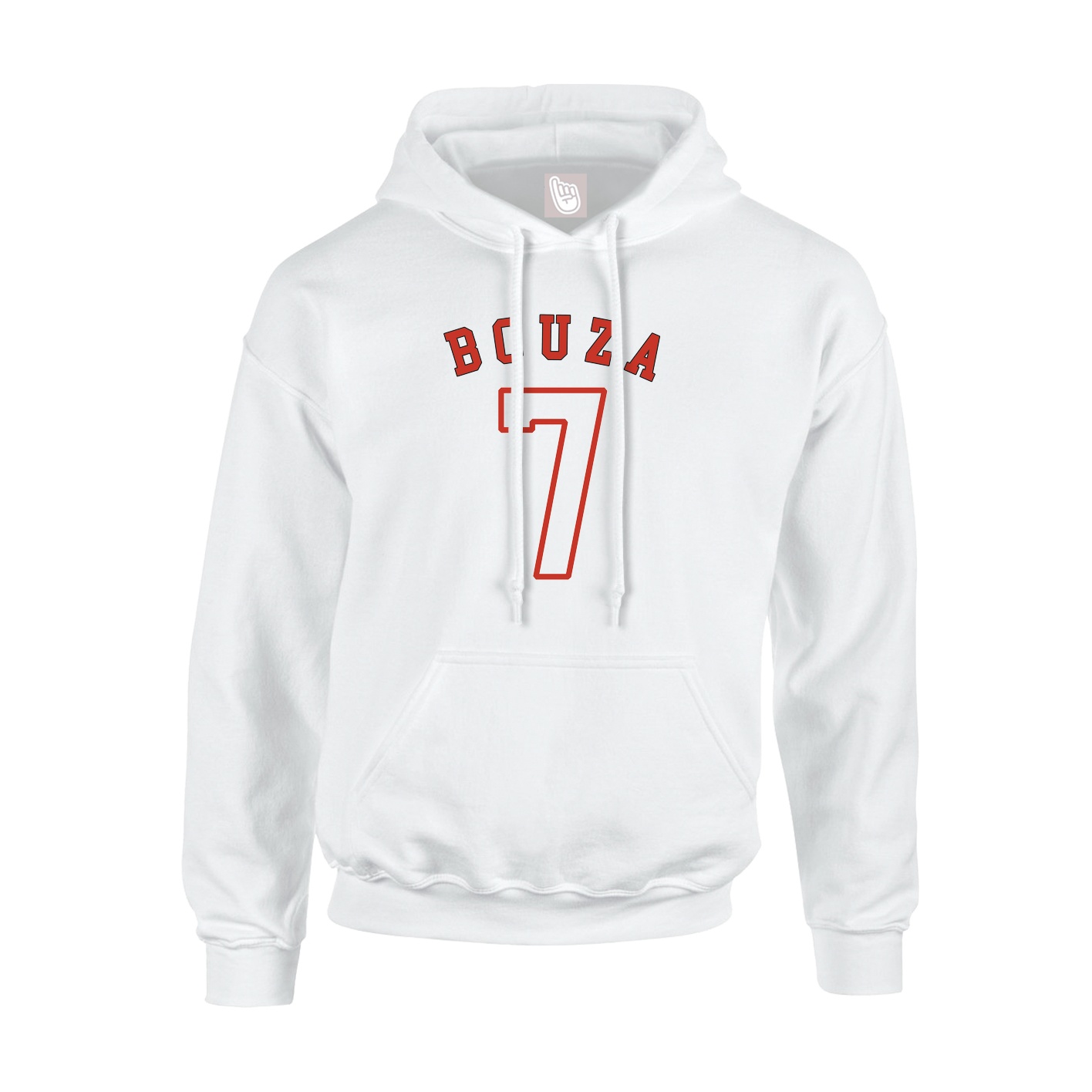 Hoodie — Shirsey Arch in White