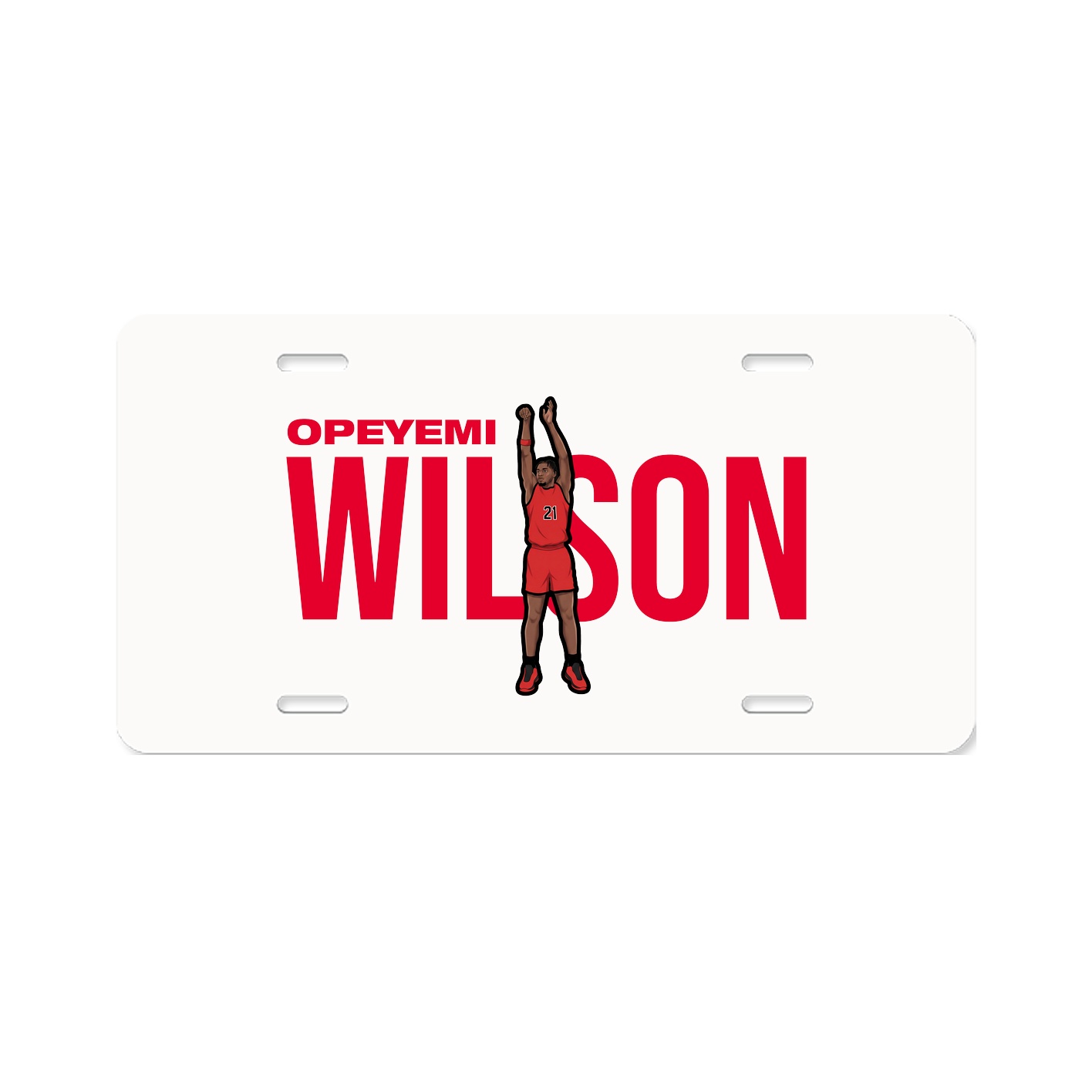 License Plate — Player Name in Classic