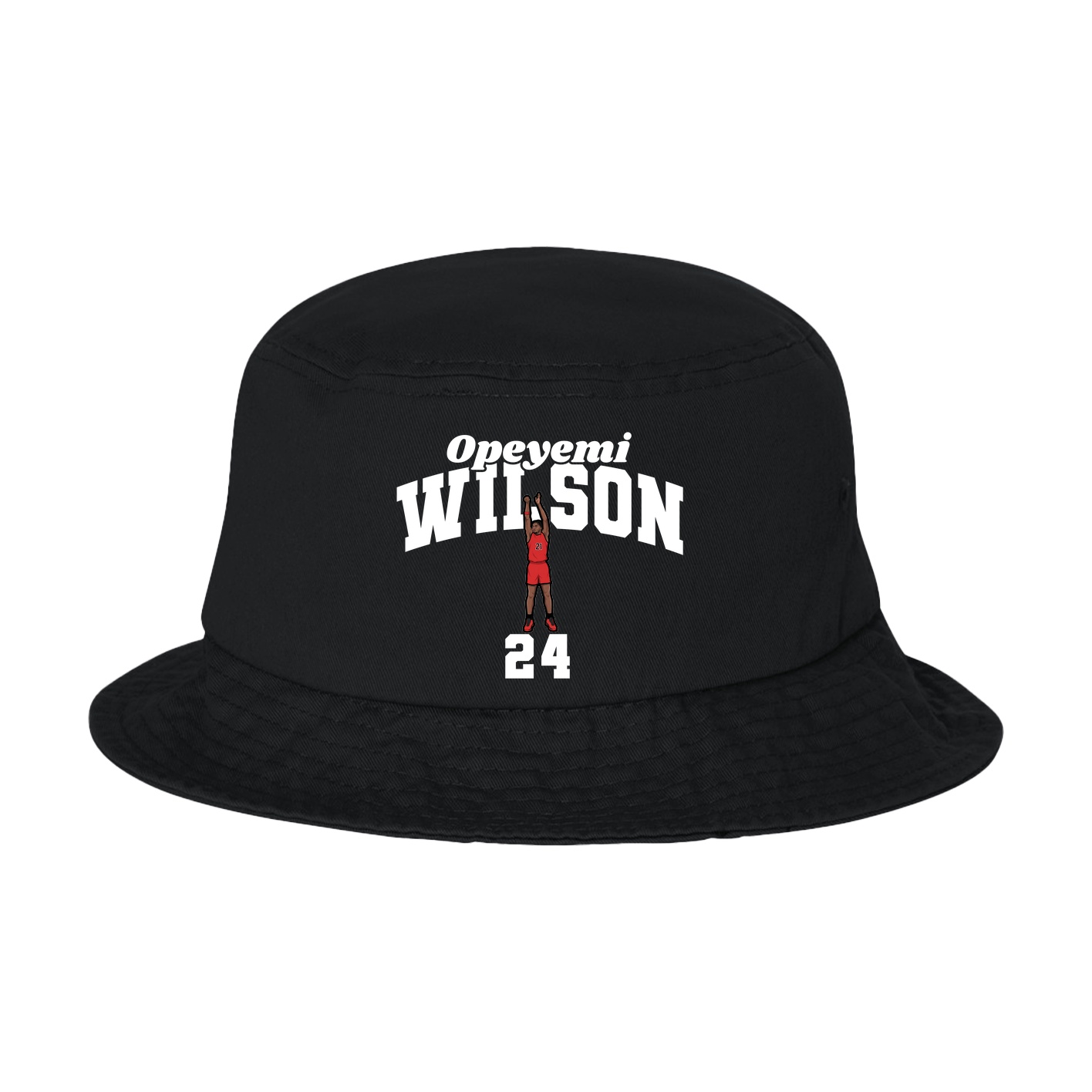 Bucket Cap — Signature Arch in Black