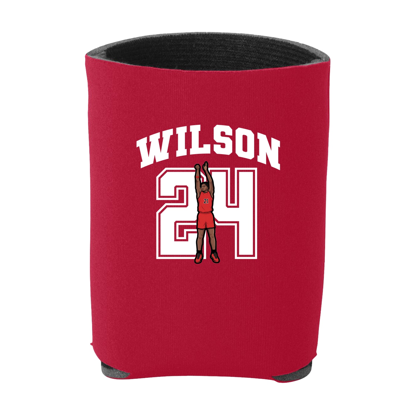 Can Holder — Number in Red