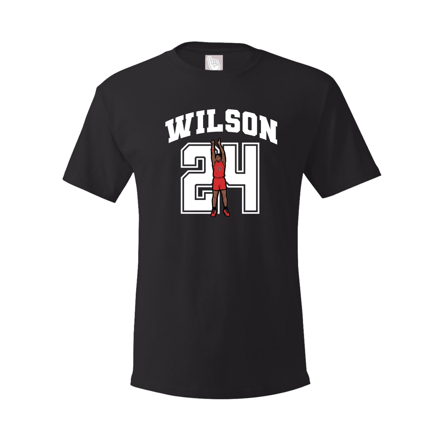 Youth Tee — Number in Black
