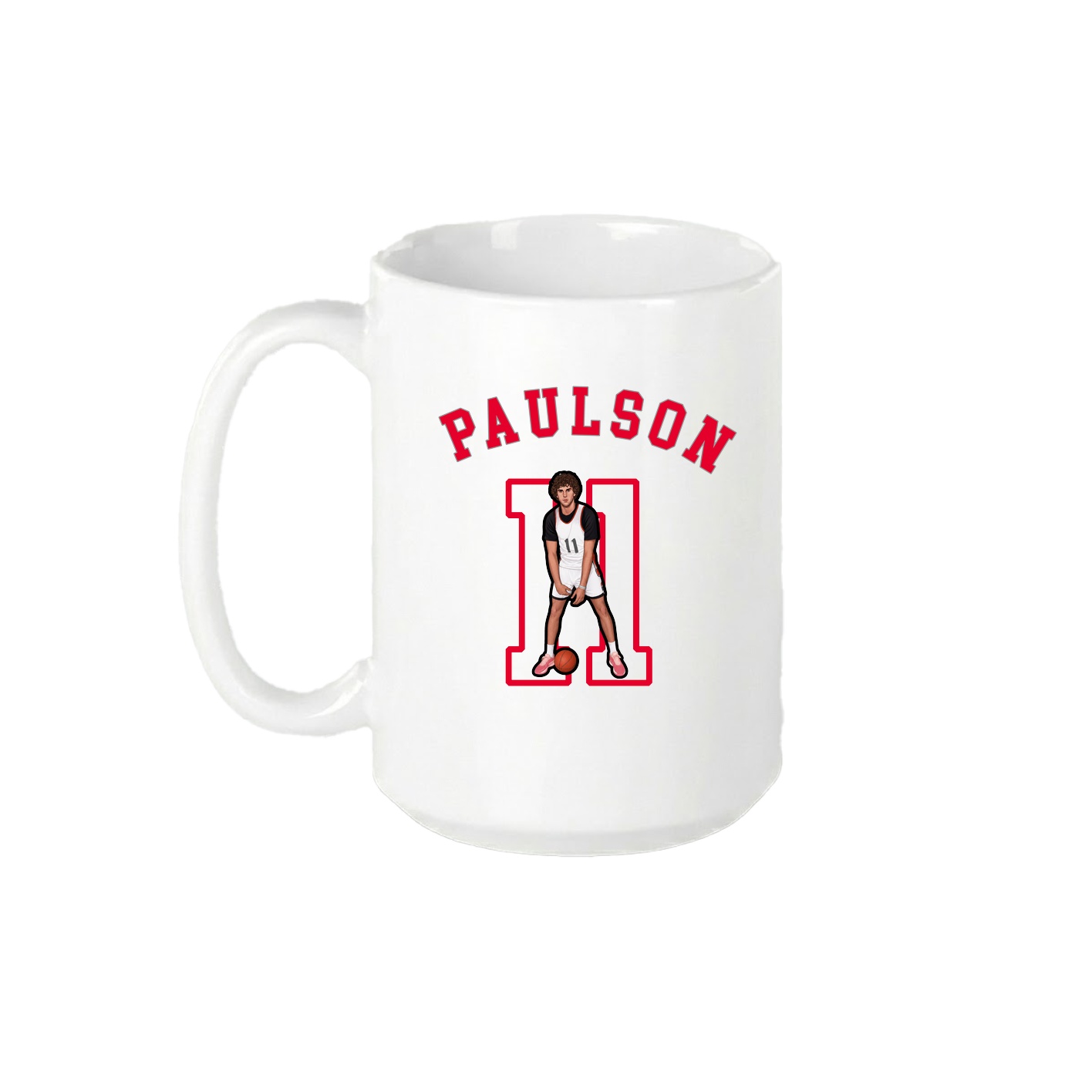 15oz Coffee Mug — Shirsey Arch in White