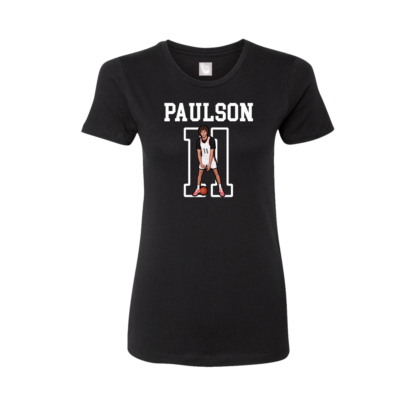 Fitted Women's Tee — Shirsey in Black