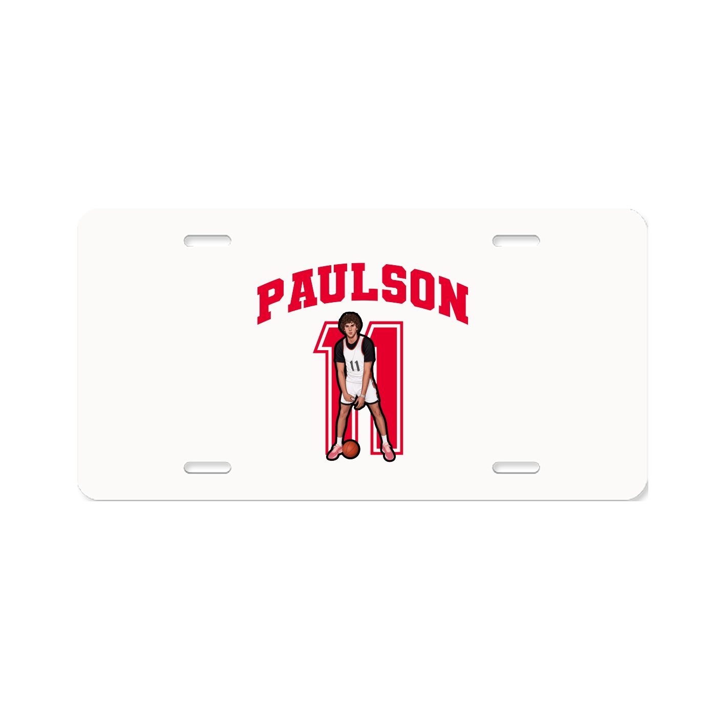 License Plate — Number in Classic
