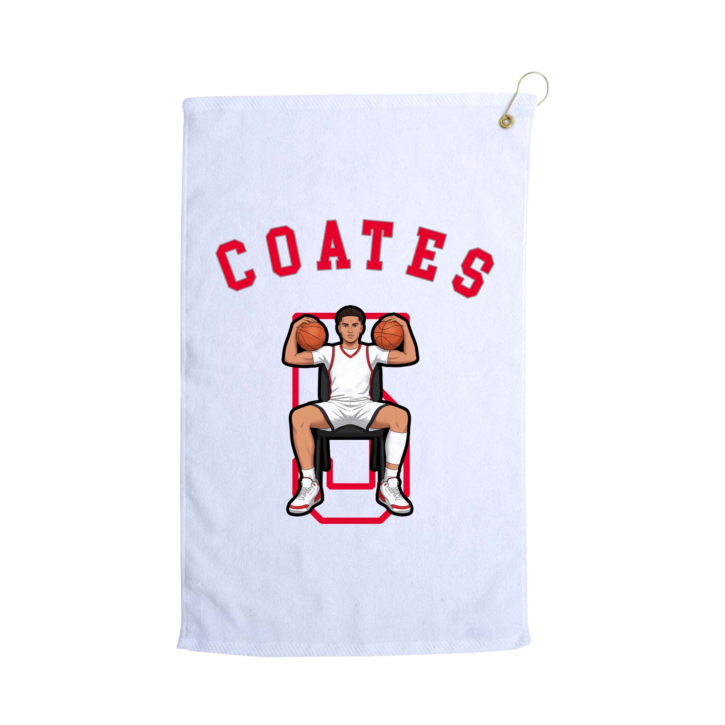 Golf Towel — Shirsey Arch in White