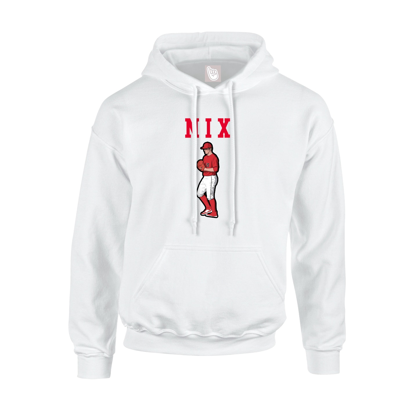 Hoodie — Shirsey in White