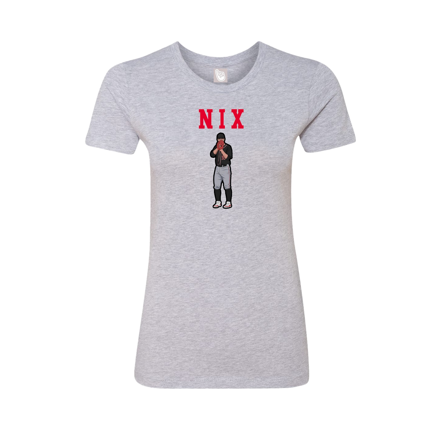 Fitted Women's Tee — Shirsey in Grey