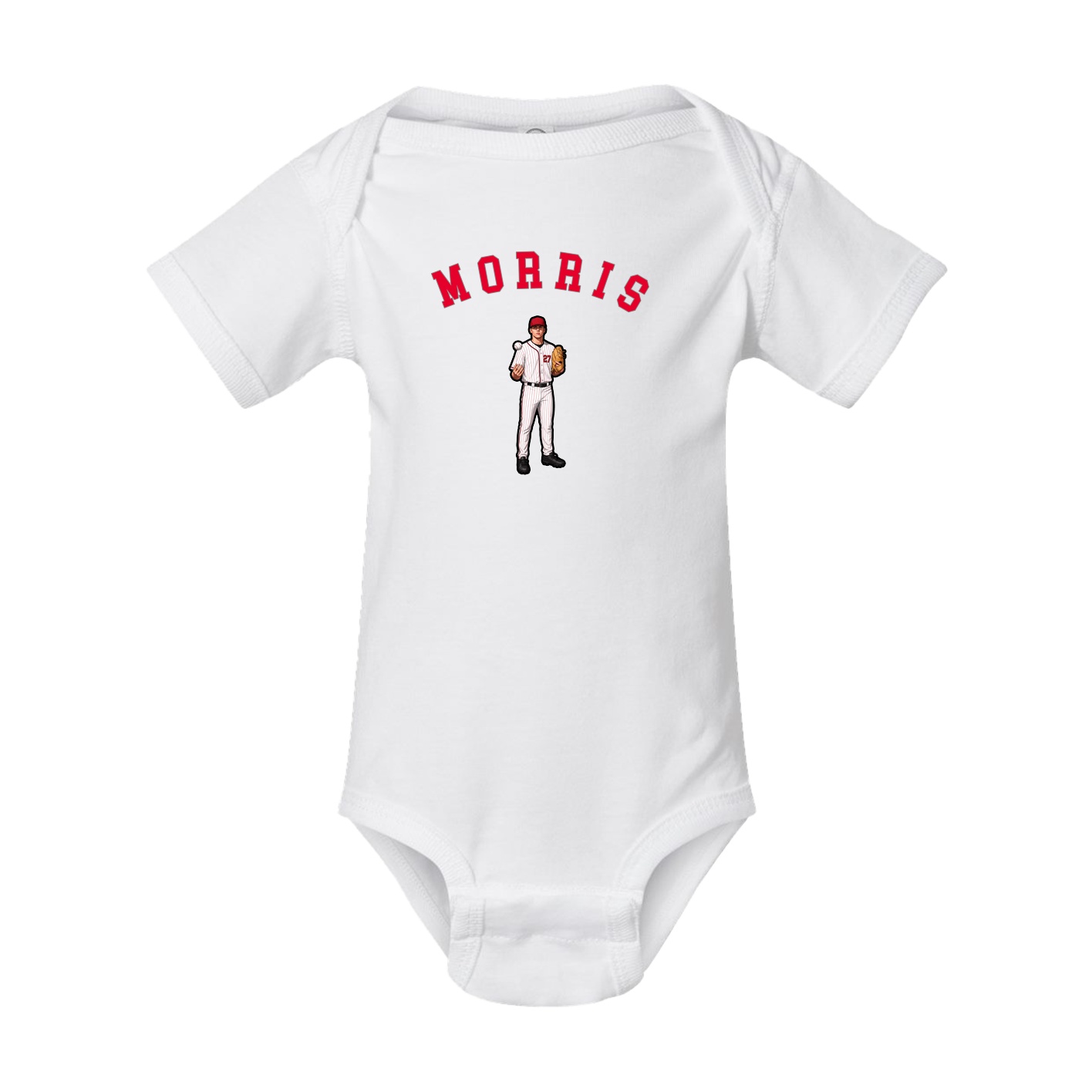 Baby Onesie — Shirsey Arch in White