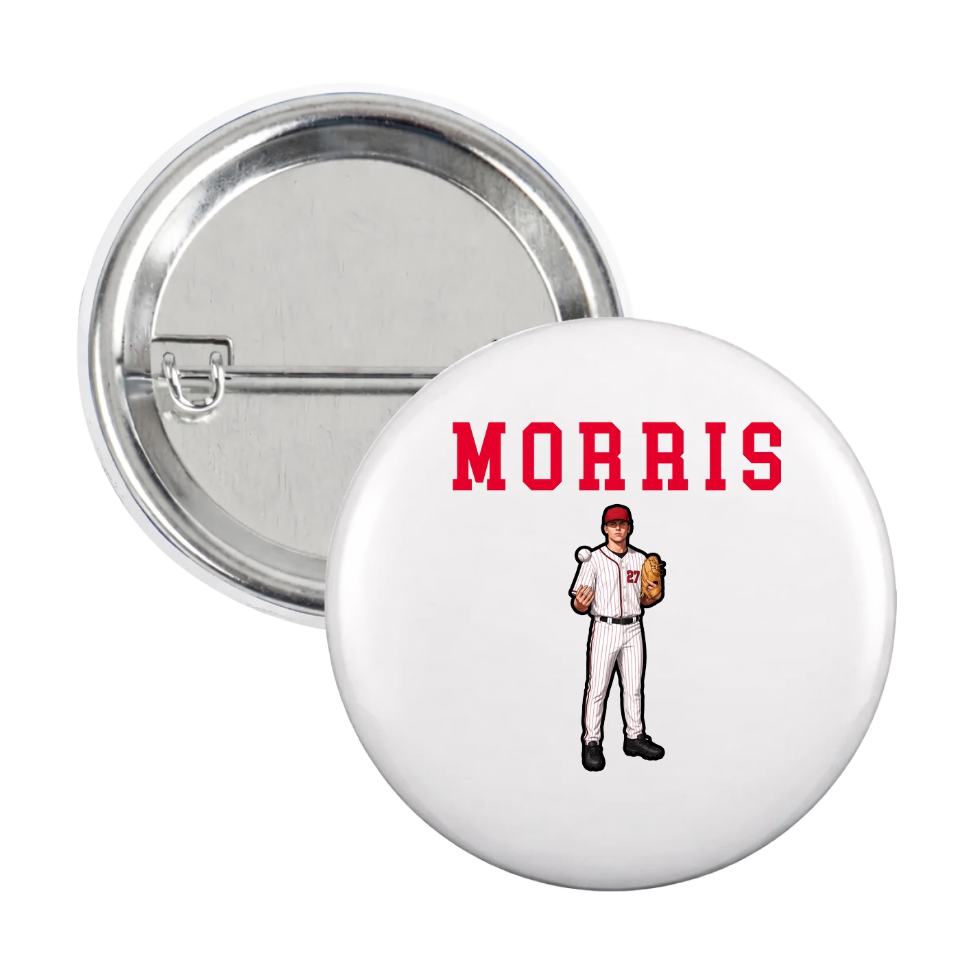 Game Day Button — Shirsey in White