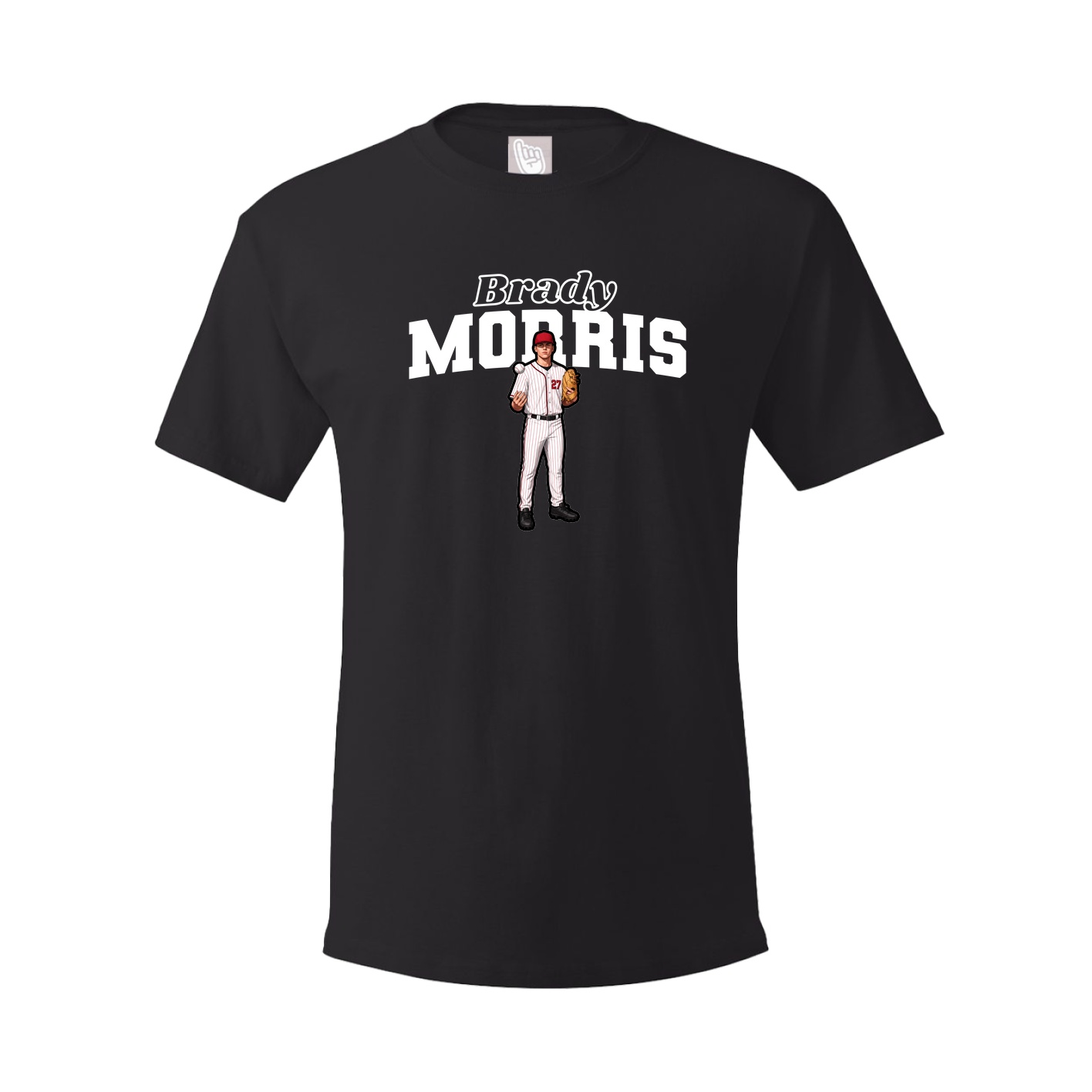 Youth Tee — Name Arch in Black