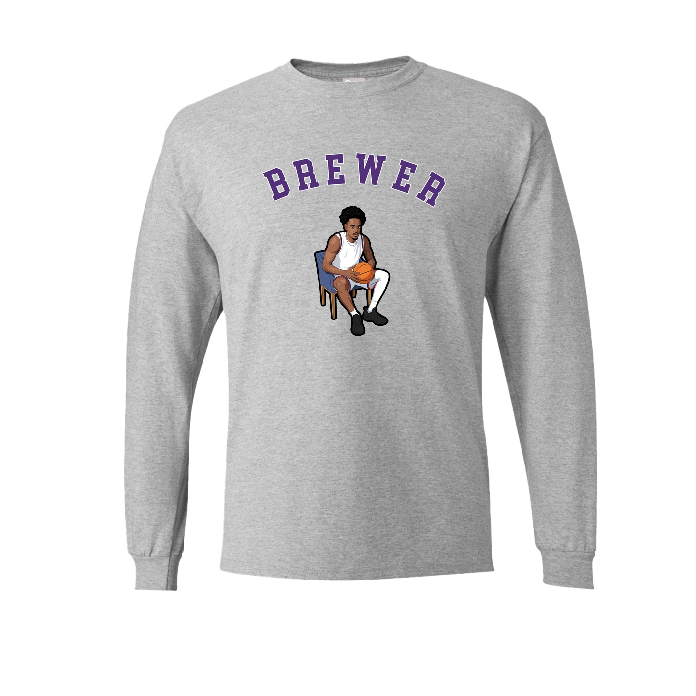 Long Sleeve Tee — Shirsey Arch in Grey