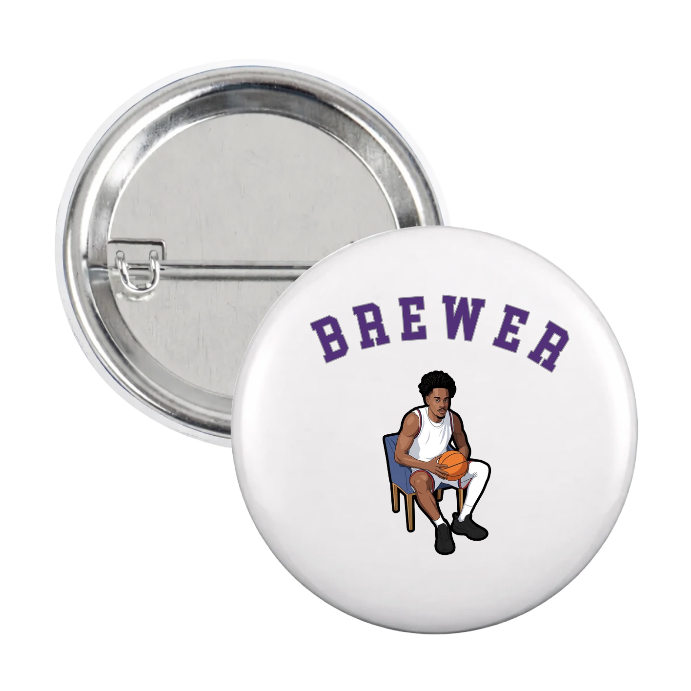 Game Day Button — Shirsey Arch in White