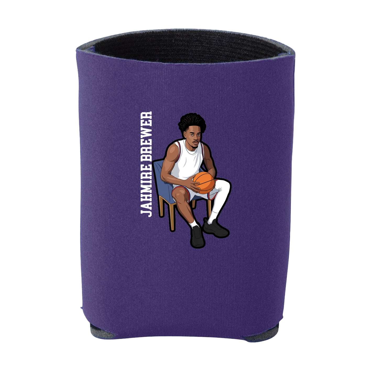 Can Holder — Name Vertical in Purple