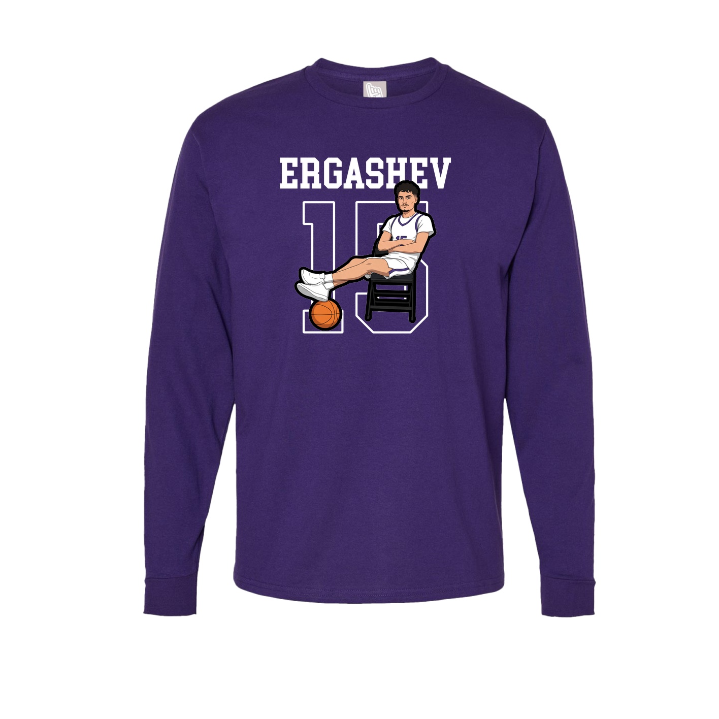 Long Sleeve Tee — Shirsey in Purple